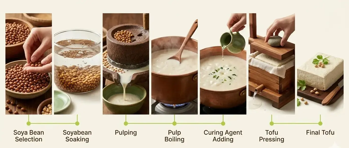 Tofu Making Process